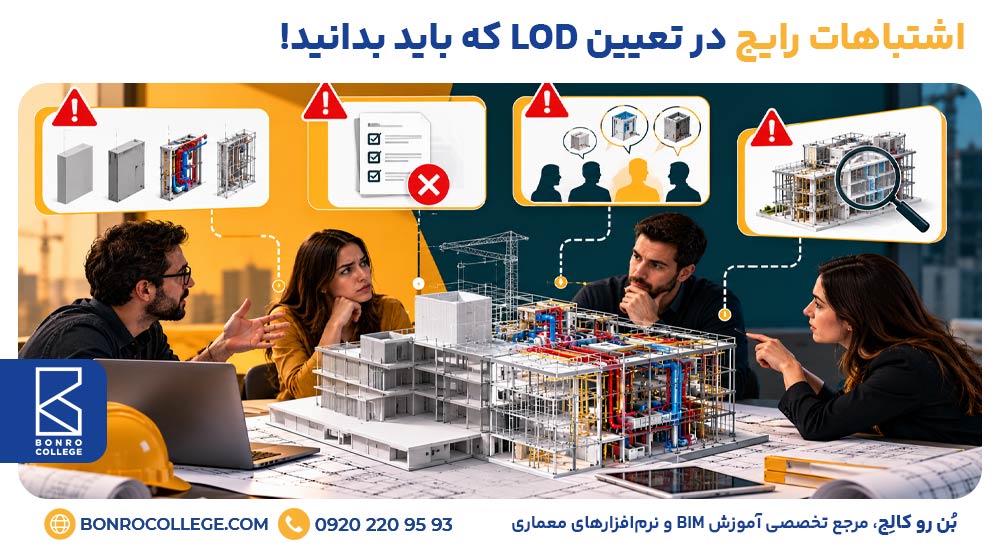اشتباهات رایج در تعیین LOD که باید بدانید! 